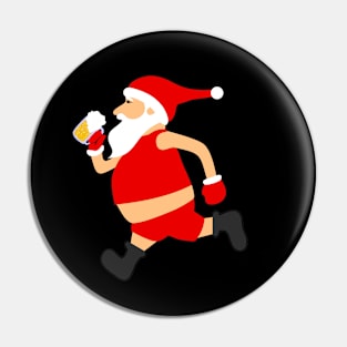 funny beer santa claus christmas Pin