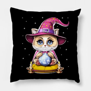 Cat Fortune Teller Pillow