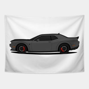 HELLCAT SIDE DARK-GREY Tapestry