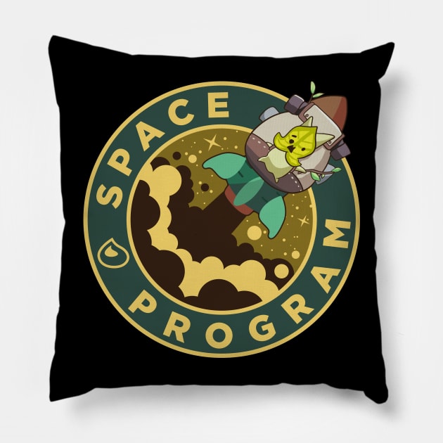 the space program Pillow by jorgejebraws