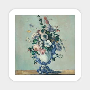 Flowers in a rococo vase Magnet