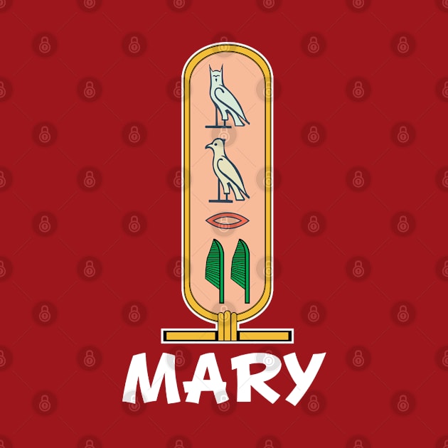 MARY-American names in hieroglyphic letters,  a Khartouch by egygraphics