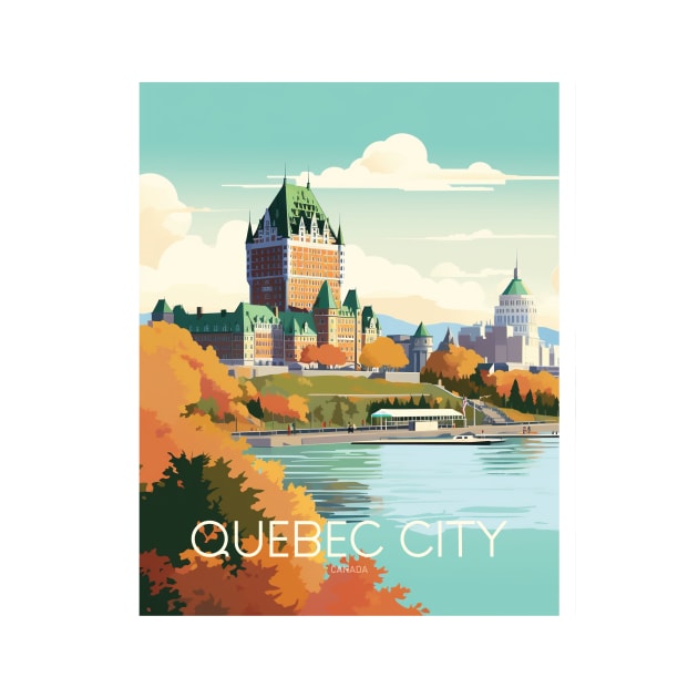 QUEBEC CITY by MarkedArtPrints