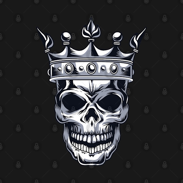 Skull King by CasualTeesOfFashion