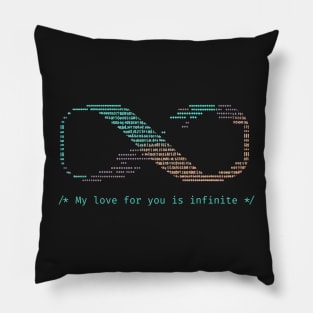 My love for you is infinite - V1 Pillow