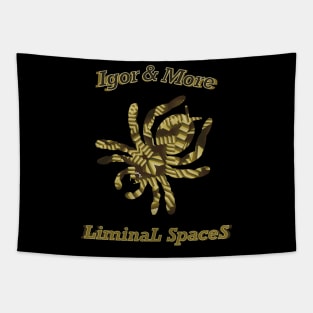 Igor & More Tarantula Liminal Stairs Yellow Tapestry