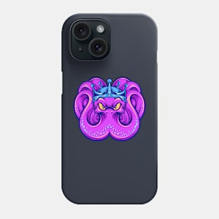 purple octopus Phone Case