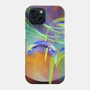 Chaotic worlds collide Phone Case