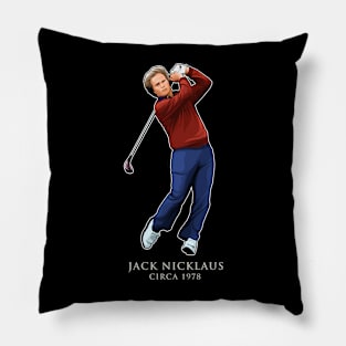 Jack Nicklaus Circa 1978 Pillow