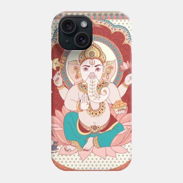 Ganesha is the Indian god of wealth and abundance. Phone Case by Irina Skaska