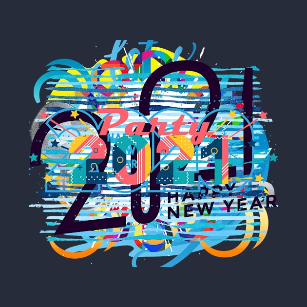 New Year 2021 Abstract by powerwords