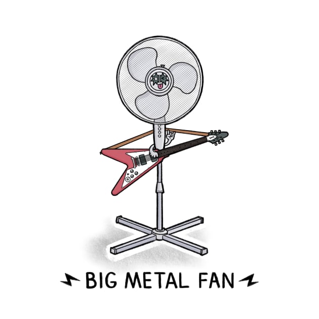 Big Metal Fan by CarlBatterbee