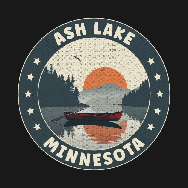 Ash Lake Minnesota Sunset by turtlestart