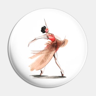 Ballet Dance Drawing Pin