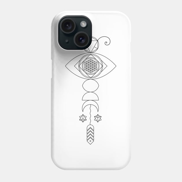 Dream on - flower of life ver. Phone Case by Melonpan