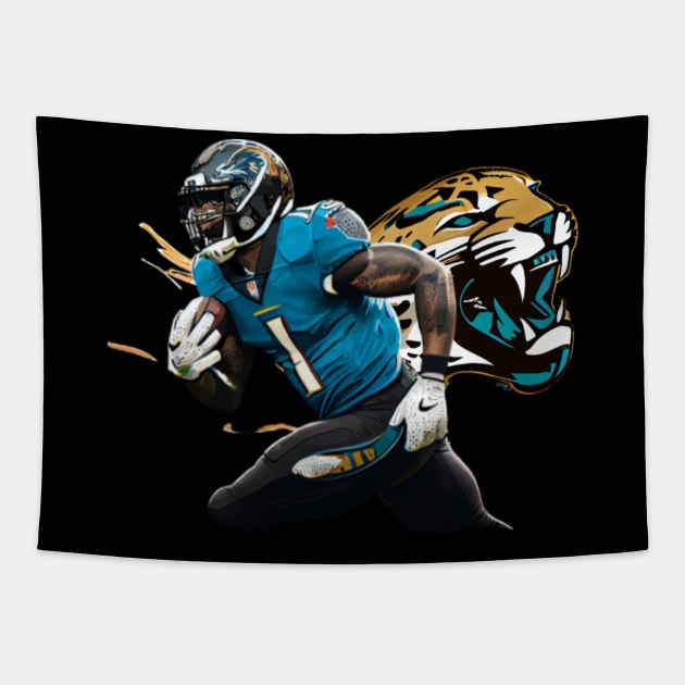 Jacksonville Jaguars Tapestry by Pixy Official