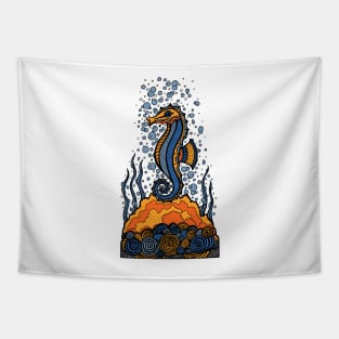 Zen Seahorse Tapestry