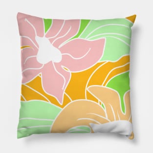 Summer floral design Pillow