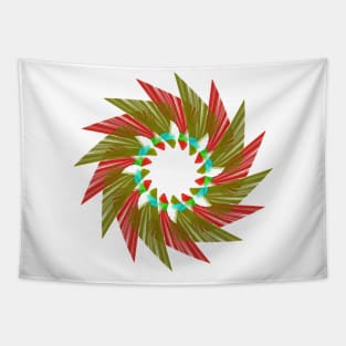 Christmas wreath Tapestry