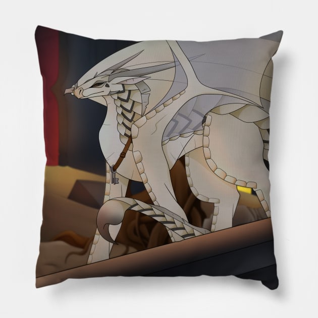 Smolder - Wings of Fire Pillow by giratina13