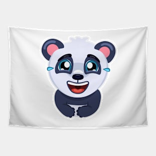 The panda laughed to tears Tapestry