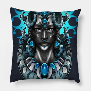 Moon Priestess Digital Design Pillow