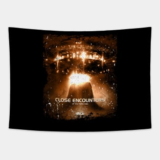 Close Encounters Odyssey Roy Neary's Cosmic Journey Tapestry