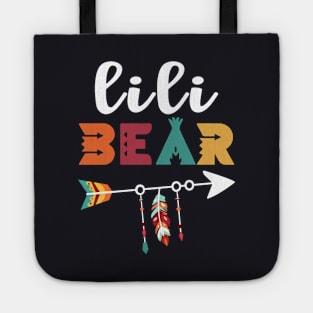 Lili Bear Men Women Sleeve Love Flower Art Color Daughter Tote