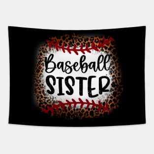 Baseball Sister Leopard Baseball Sister Tapestry