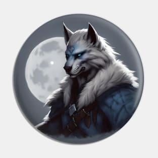 werewolf fantasy art blue Pin