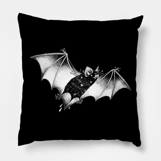 Tiny Bat Pillow by lOll3
