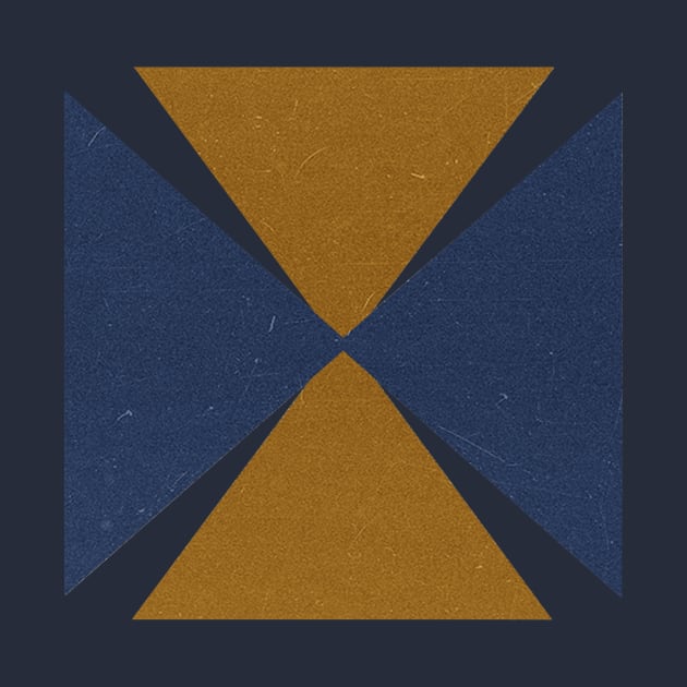 Blue and Brown Triangles by RicoHoco