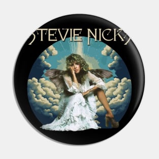 Stevie Nicks Angel Retro Fanart Pin