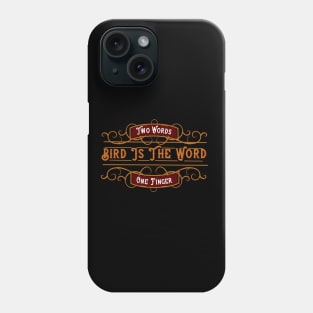 Two Words, One Finger Phone Case