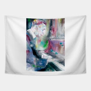 SERGEI RACHMANINOFF watercolor portrait .3 Tapestry