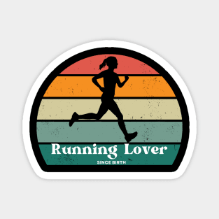 Sunset Sprint Runner Tee - Born to Run Magnet