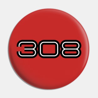 308 Logo Pin