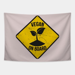 Vegan On Board Tapestry