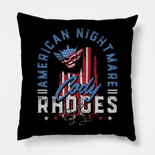 Cody Rhodes American Nightmare Text Pillow