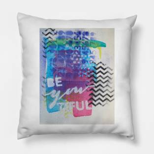 Abstract be you tiful Pillow