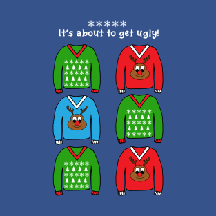 Funny Ugly Christmas Jumper Quote T-Shirt