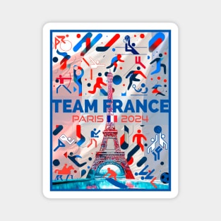 Team France - Paris 2024 Magnet
