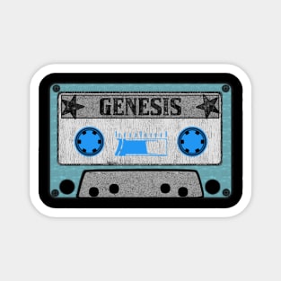 genesis blue cassette Magnet