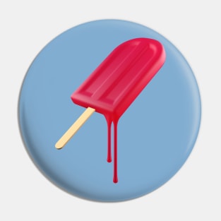 Red Cherry Popsicle. Pin