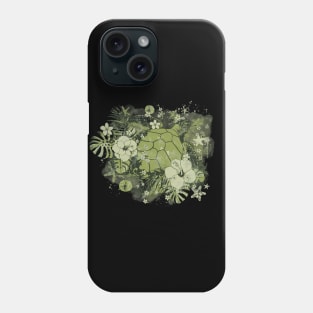 Sea Turtle Floral 4 Phone Case