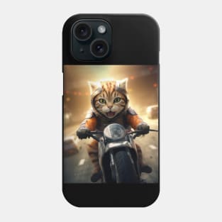 Kitty Moto Race Phone Case