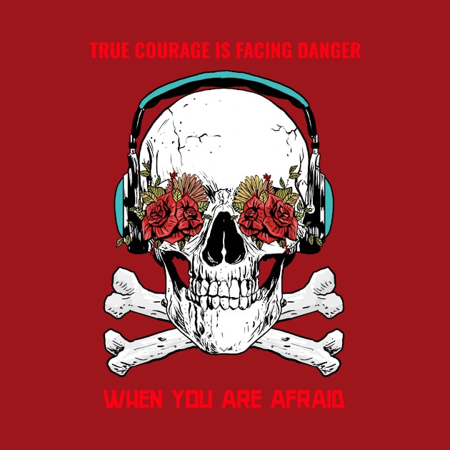 True courage is facing danger by Azamerch