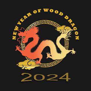 Chinese New Year of Wood Dragon 2024 T-Shirt