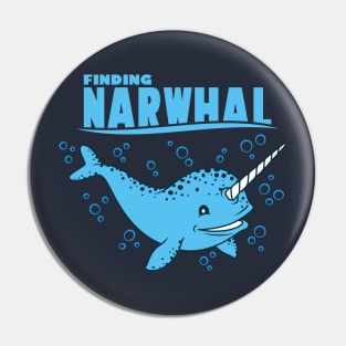 Finding Narwhal Ocean Not Dabbing Funny Parody Pin