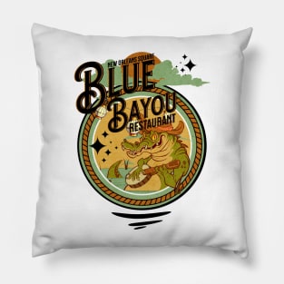 Blue Bayou Restaurant New Orleans Square Bar Lounge California Pillow